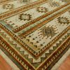 Nomadic Tribal Design - Multi Colored with Ivory Field area rug 2