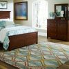 Navajo Blanket Design - Sage Light Blue Ivory and Rust area rug 2