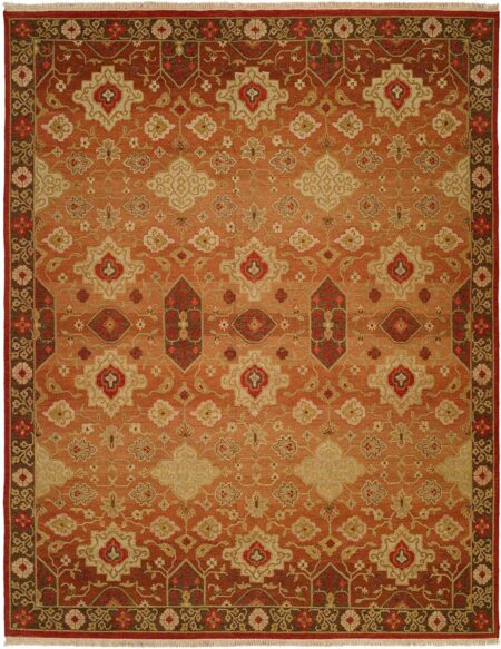 area rug warm colors