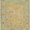 Light Gold Field with Ivory Border area rug