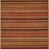 Navajo Blanket Design - Multi Colored in Sage Wheat and Rust area rug